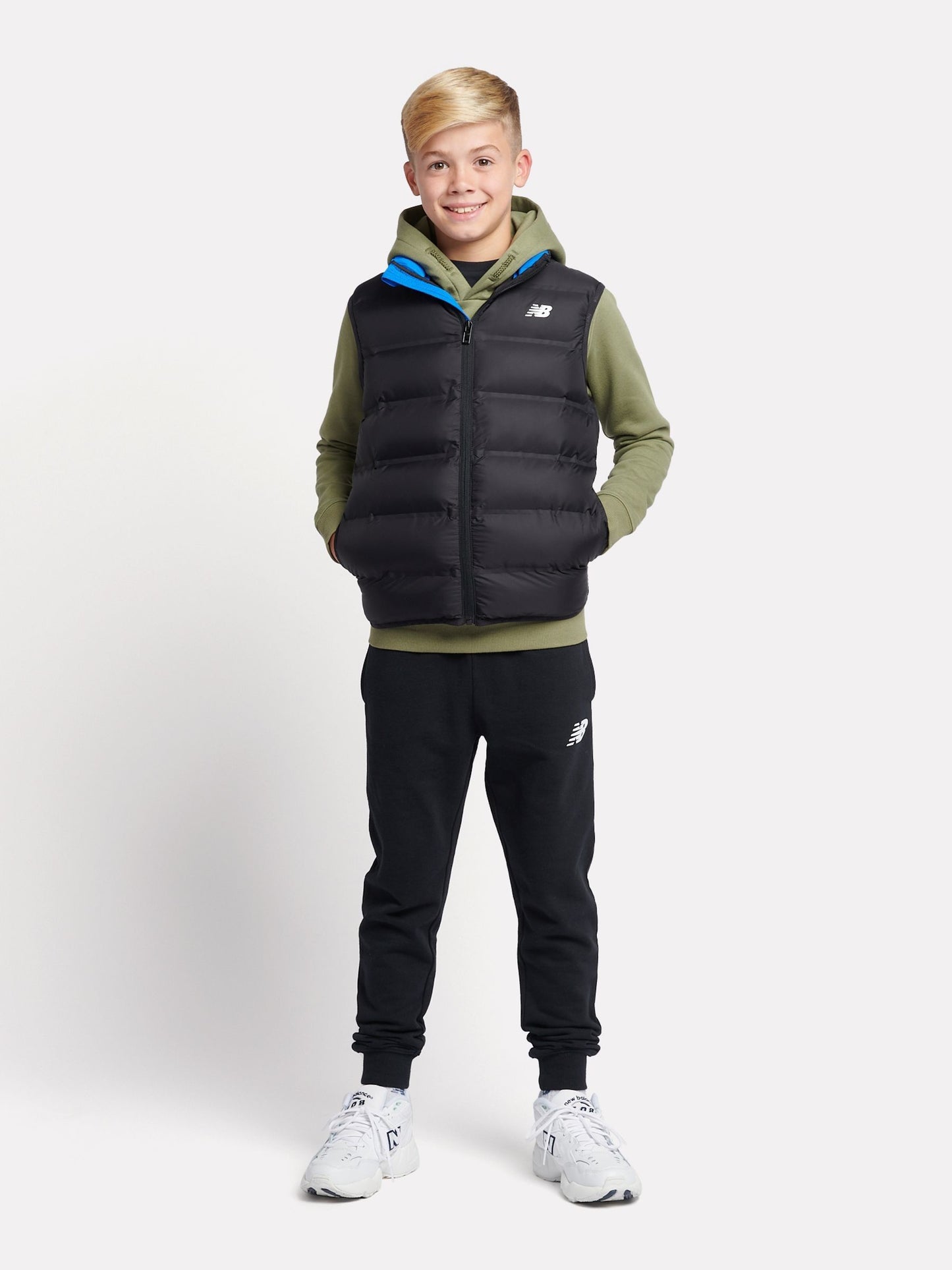 Dsiney Kidz - New Balance Black Bond Quilted Gilet image 5