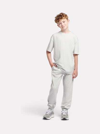 Dsiney Kidz - New Balance Grey Jersey Small Logo Cotton T-Shirt image 5