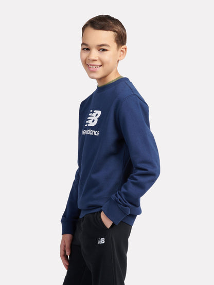 Dsiney Kidz - New Balance Navy Stacked Logo Sweatshirt image 2