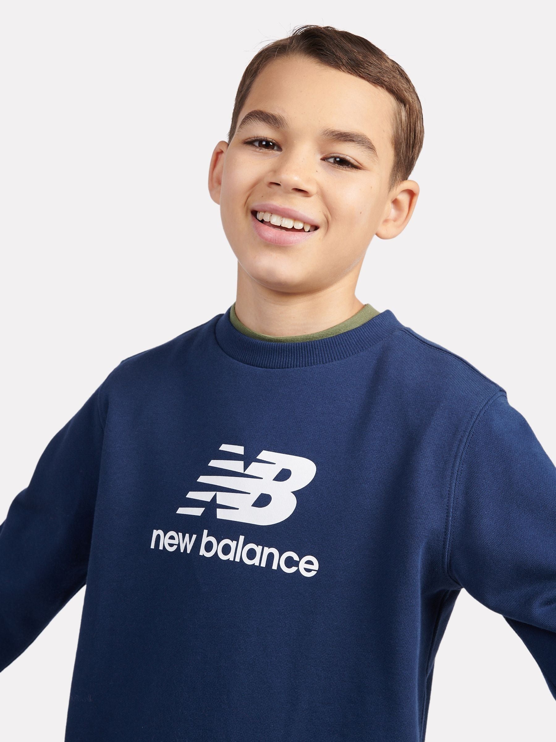 Dsiney Kidz - New Balance Navy Stacked Logo Sweatshirt image 6