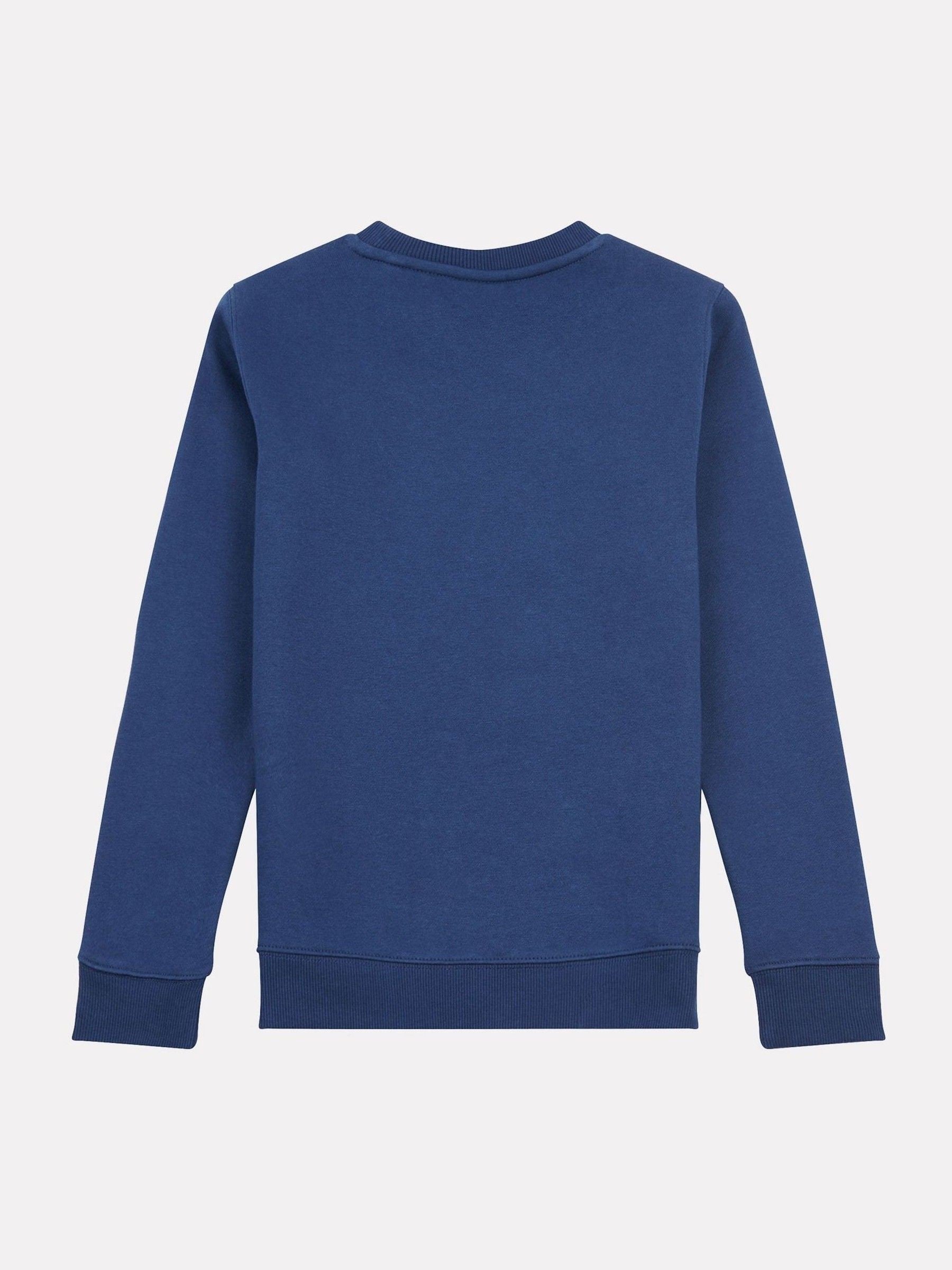 Dsiney Kidz - New Balance Navy Stacked Logo Sweatshirt image 8