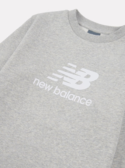 Dsiney Kidz - New Balance Grey Stacked Logo Sweatshirt image 8