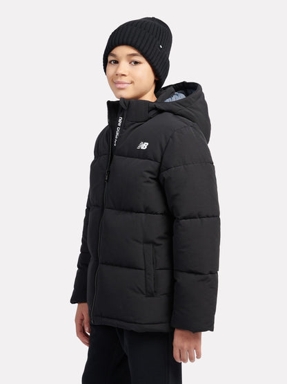 Dsiney Kidz - New Balance Black Wide Baffle Puffer Coat image 2