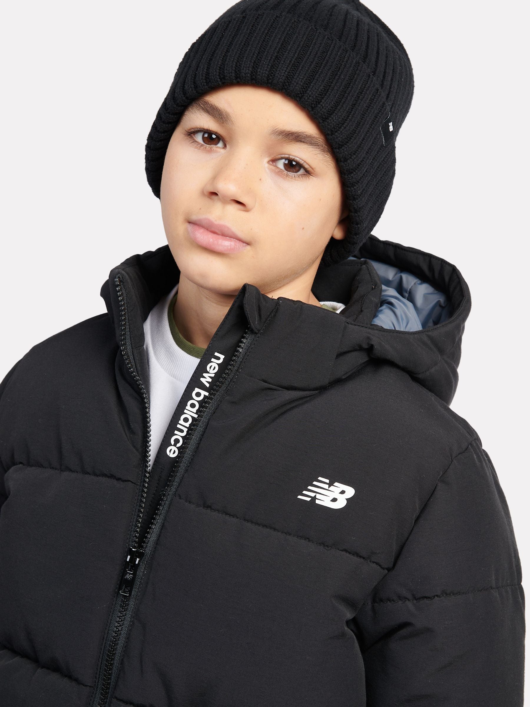 Dsiney Kidz - New Balance Black Wide Baffle Puffer Coat image 4
