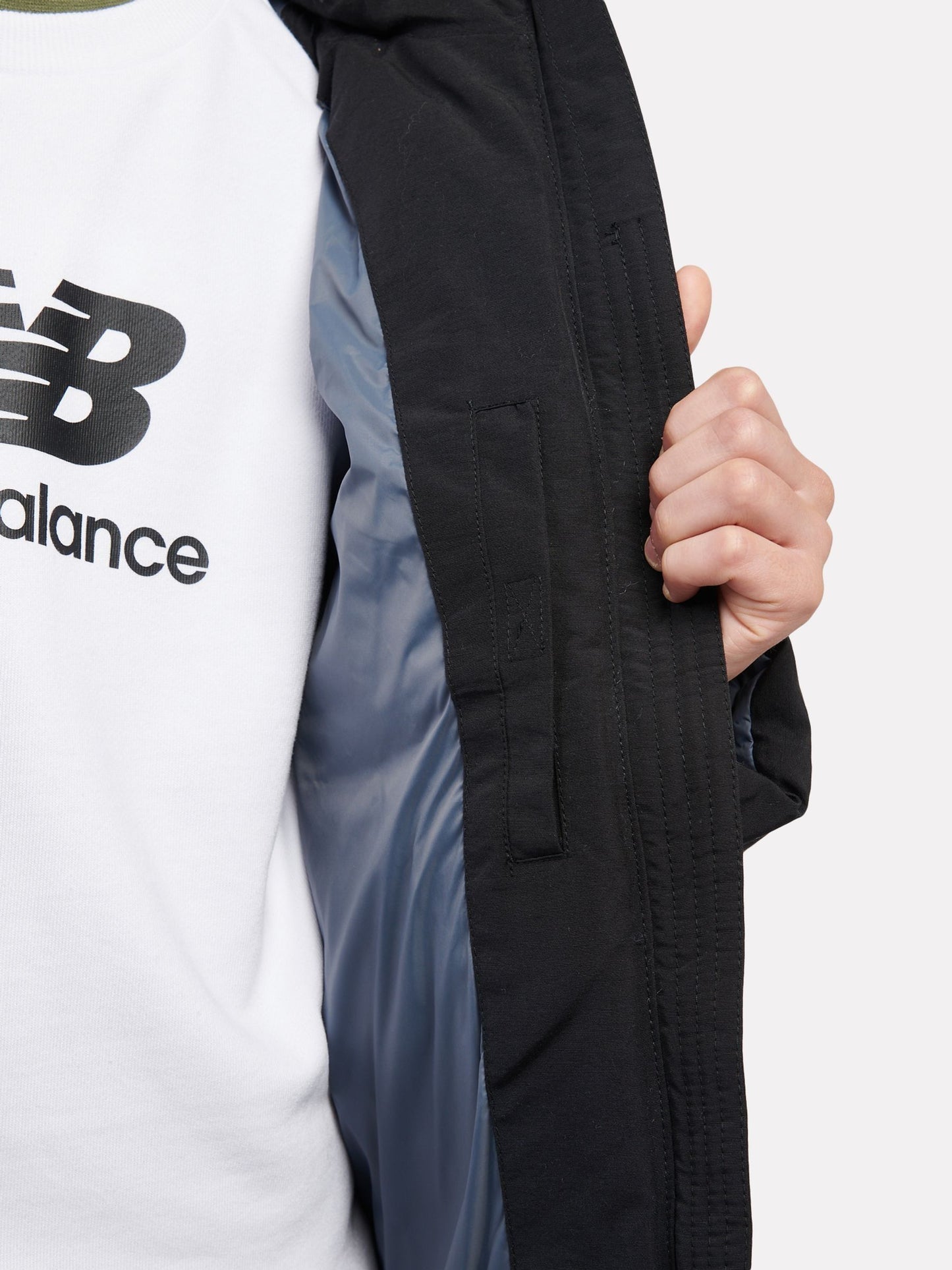Dsiney Kidz - New Balance Black Wide Baffle Puffer Coat image 6