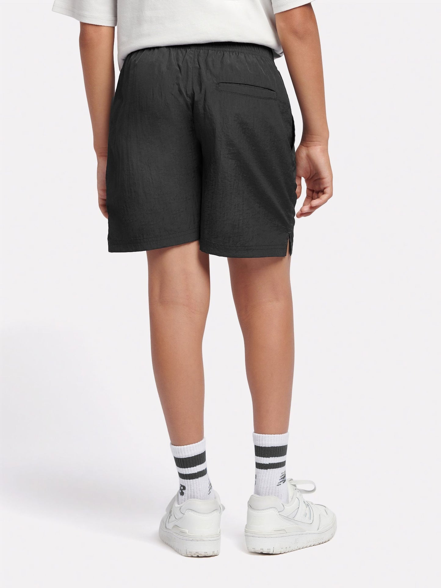 Dsiney Kidz - New Balance Black Small Logo Nylon Shorts image 3