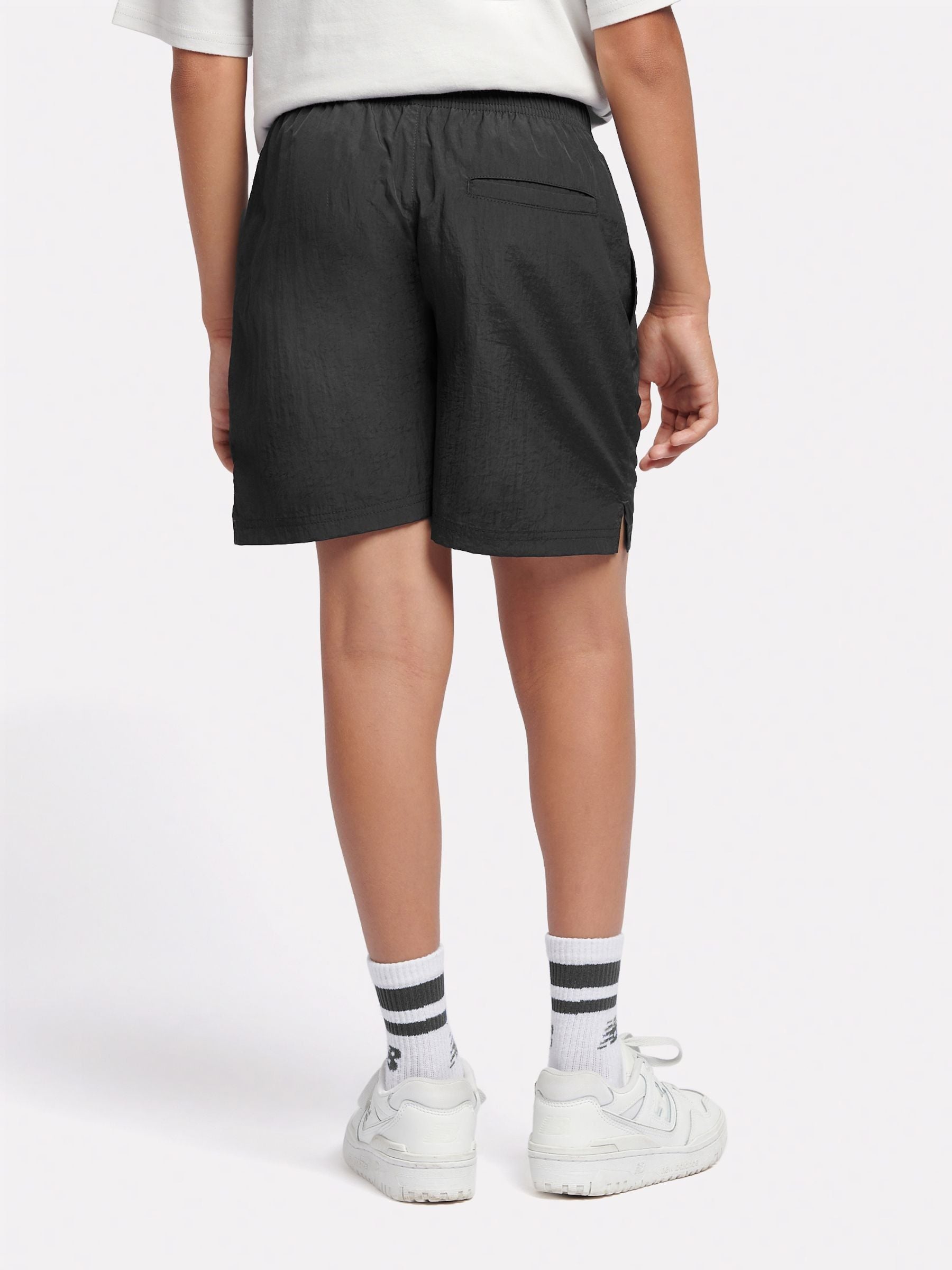 Dsiney Kidz - New Balance Black Small Logo Nylon Shorts image 3