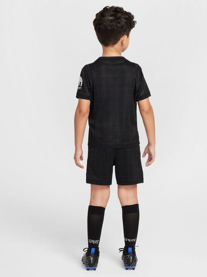 Dsiney Kidz - Nike Black Tottenham Hotspur 2025/26 Stadium T-Shirt and Short Set image 2