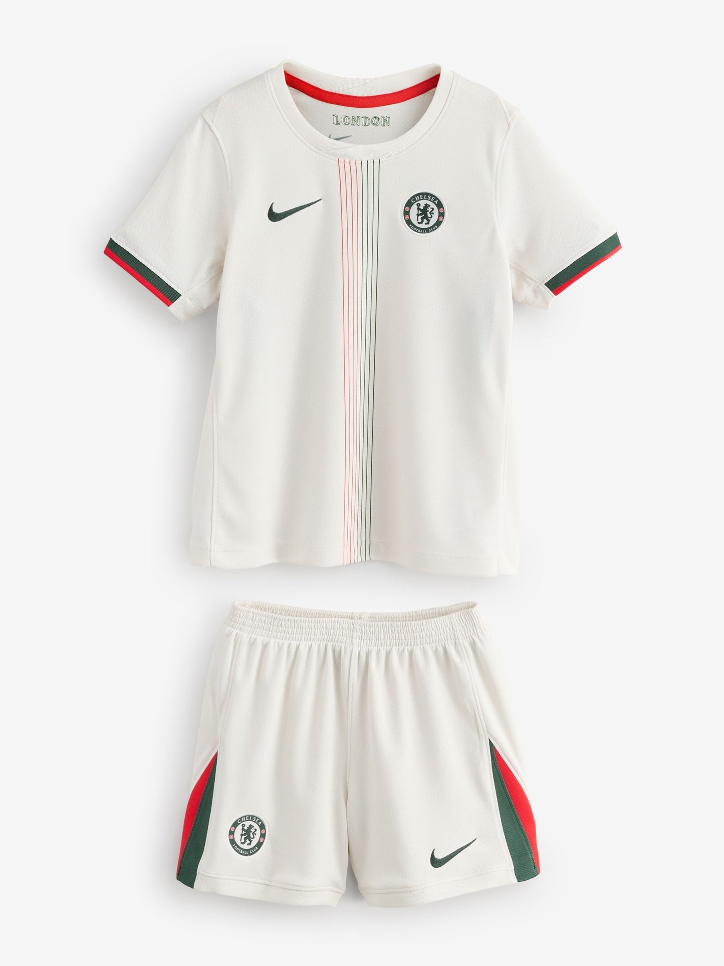Dsiney Kidz - Nike Black Chelsea FC 2025/26 Stadium Away 3 Piece Football Kit T-Shirts image 2
