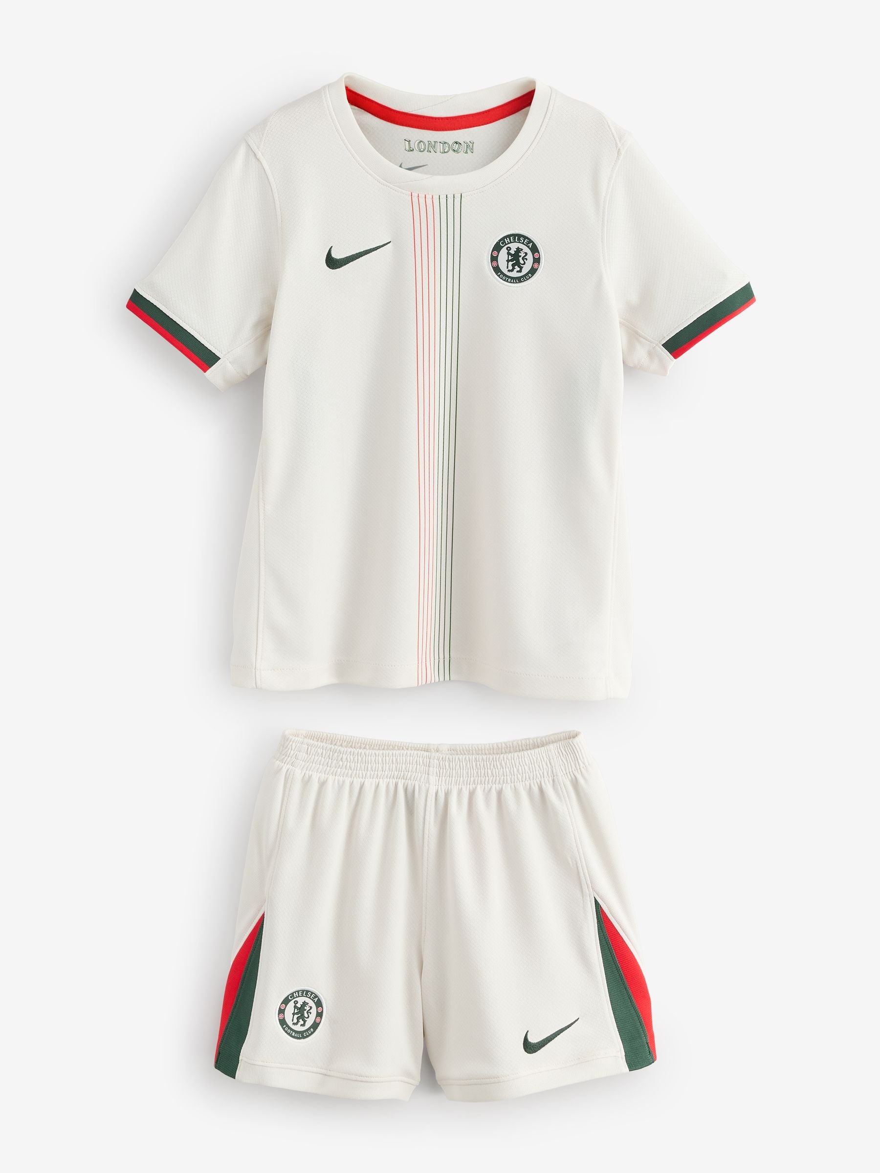 Dsiney Kidz - Nike Black Chelsea FC 2025/26 Stadium Away 3 Piece Football Kit T-Shirts image 2
