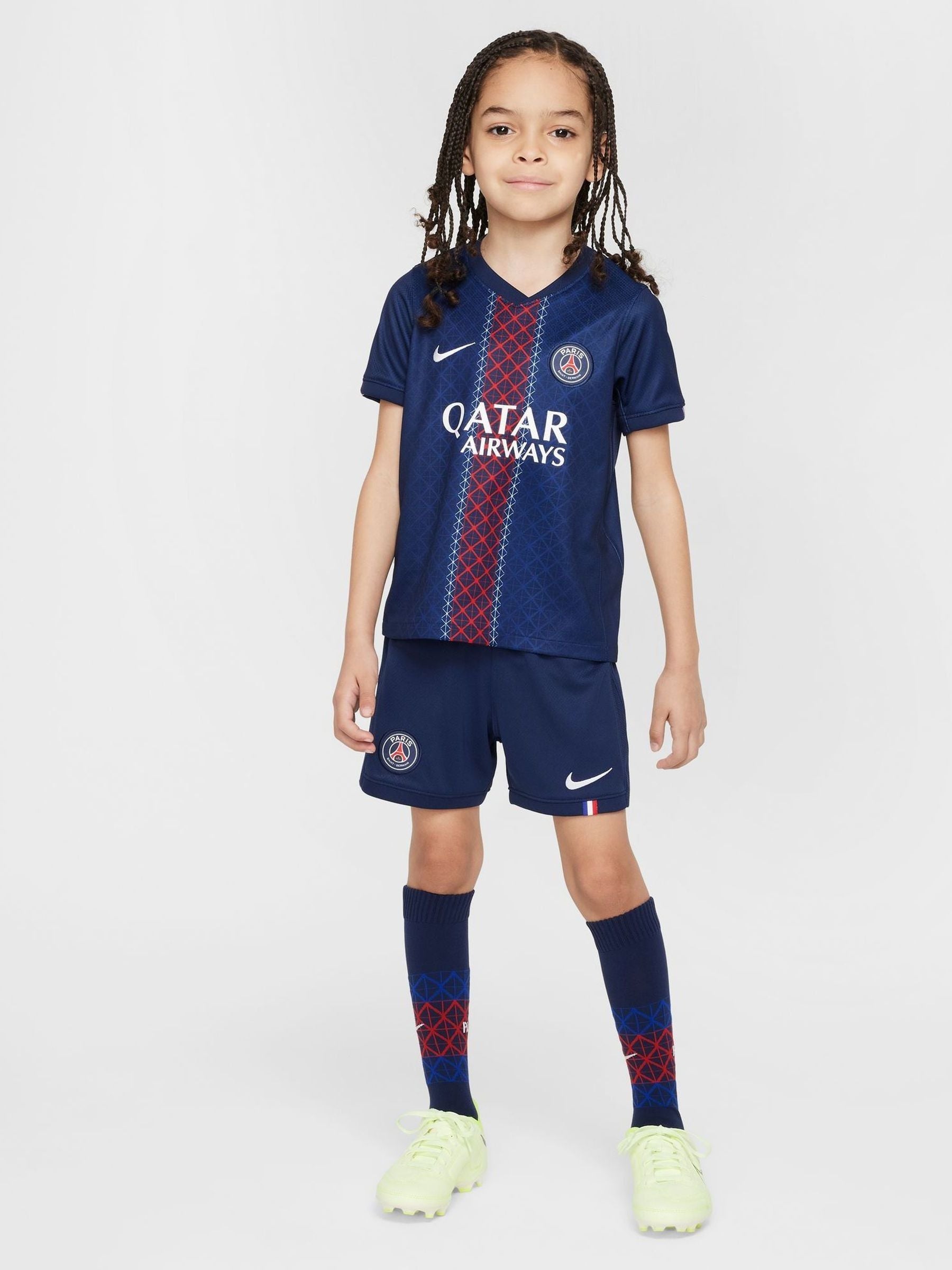 Dsiney Kidz - Nike Blue PSG Little Kids 25/26 Home 3-Piece Football Kit image 1