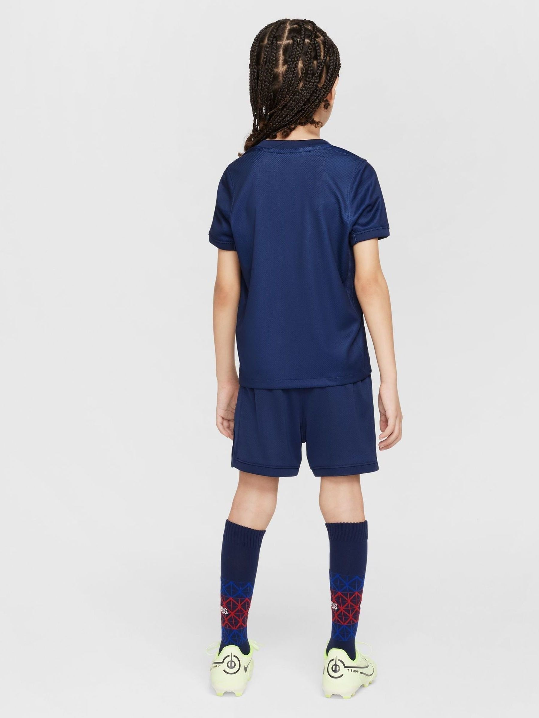 Dsiney Kidz - Nike Blue PSG Little Kids 25/26 Home 3-Piece Football Kit image 2
