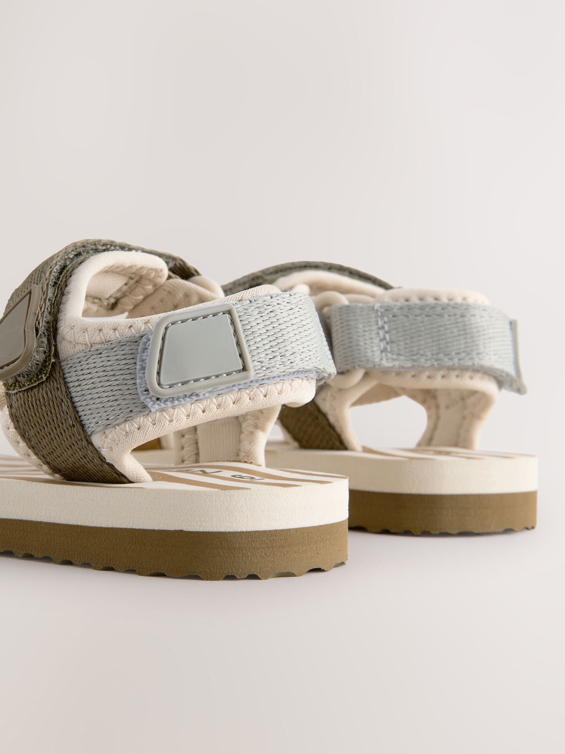 Neutral Wide Fit (G) Touch Fastening Adjustable Strap Tape Trekker Walking Sandals image 5