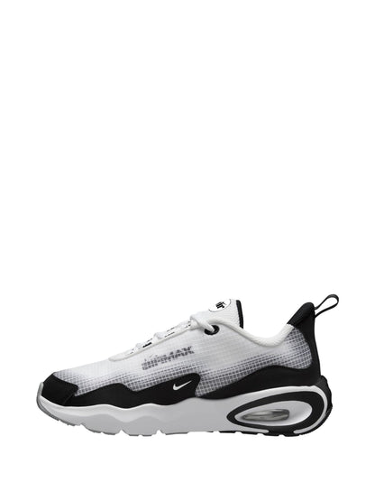 Nike White/Black Grey Youth Air Max Nova Trainers image 2