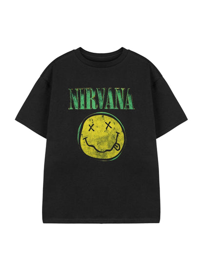 Dsiney Kidz - Vanilla Underground Black Kids Nirvana 100% Cotton T-Shirt image 1