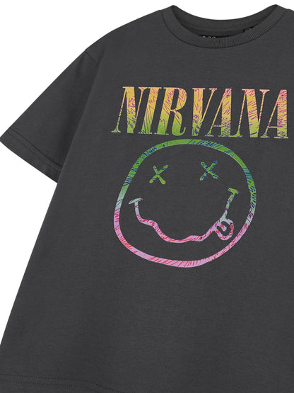 Dsiney Kidz - Vanilla Underground Grey Kids Nirvana 100% Cotton T-Shirt image 3