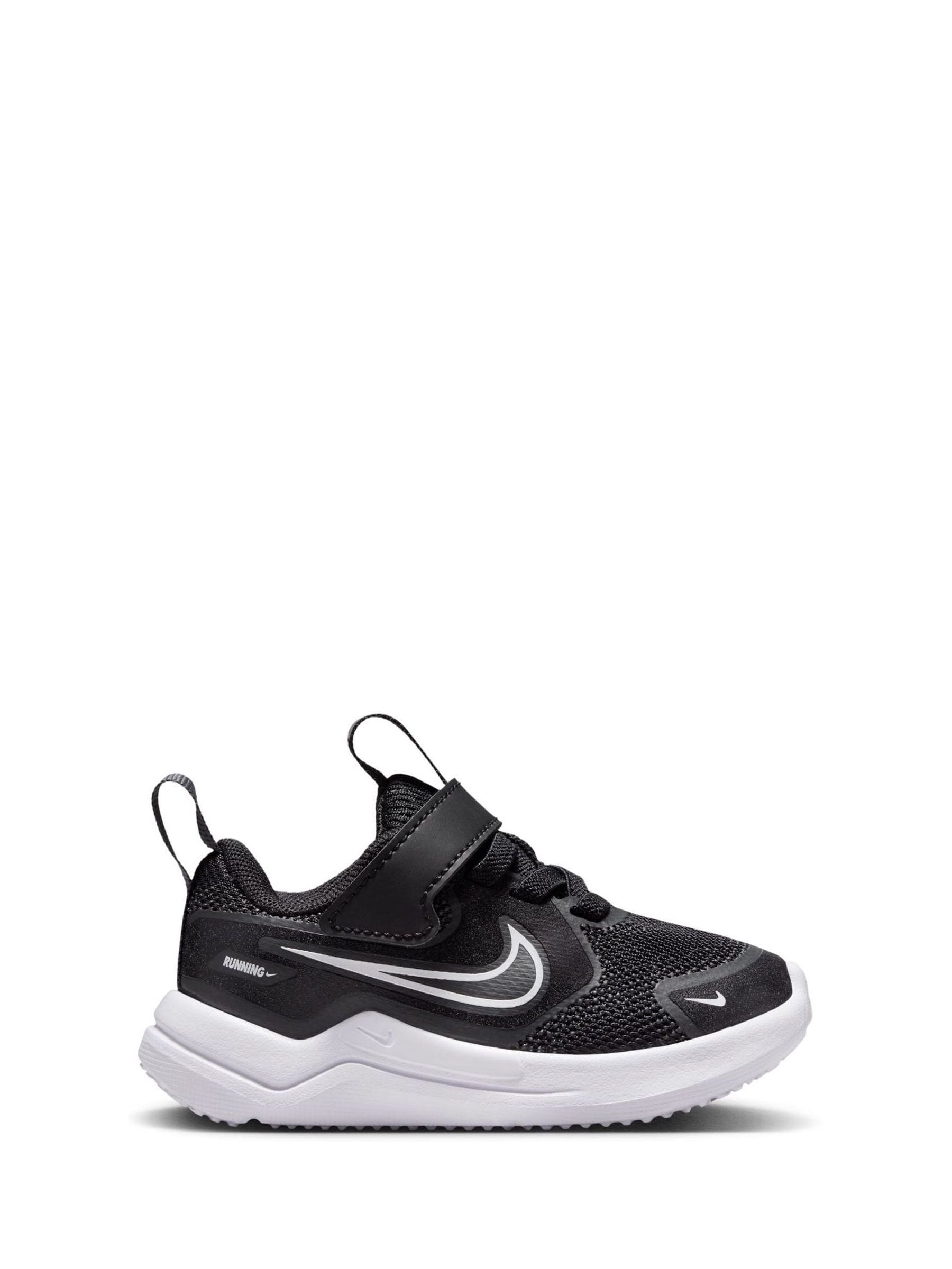 Nike Black/White Infant Cosmic Running Trainers image 1