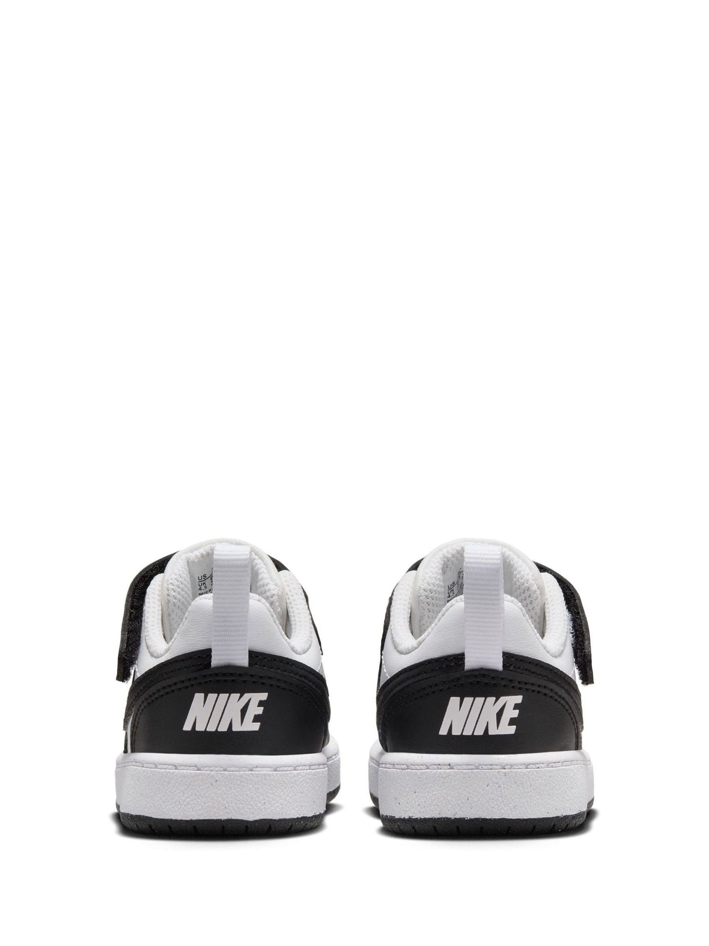 Nike Black/White Infant Court Borough Low Recraft Trainers image 4