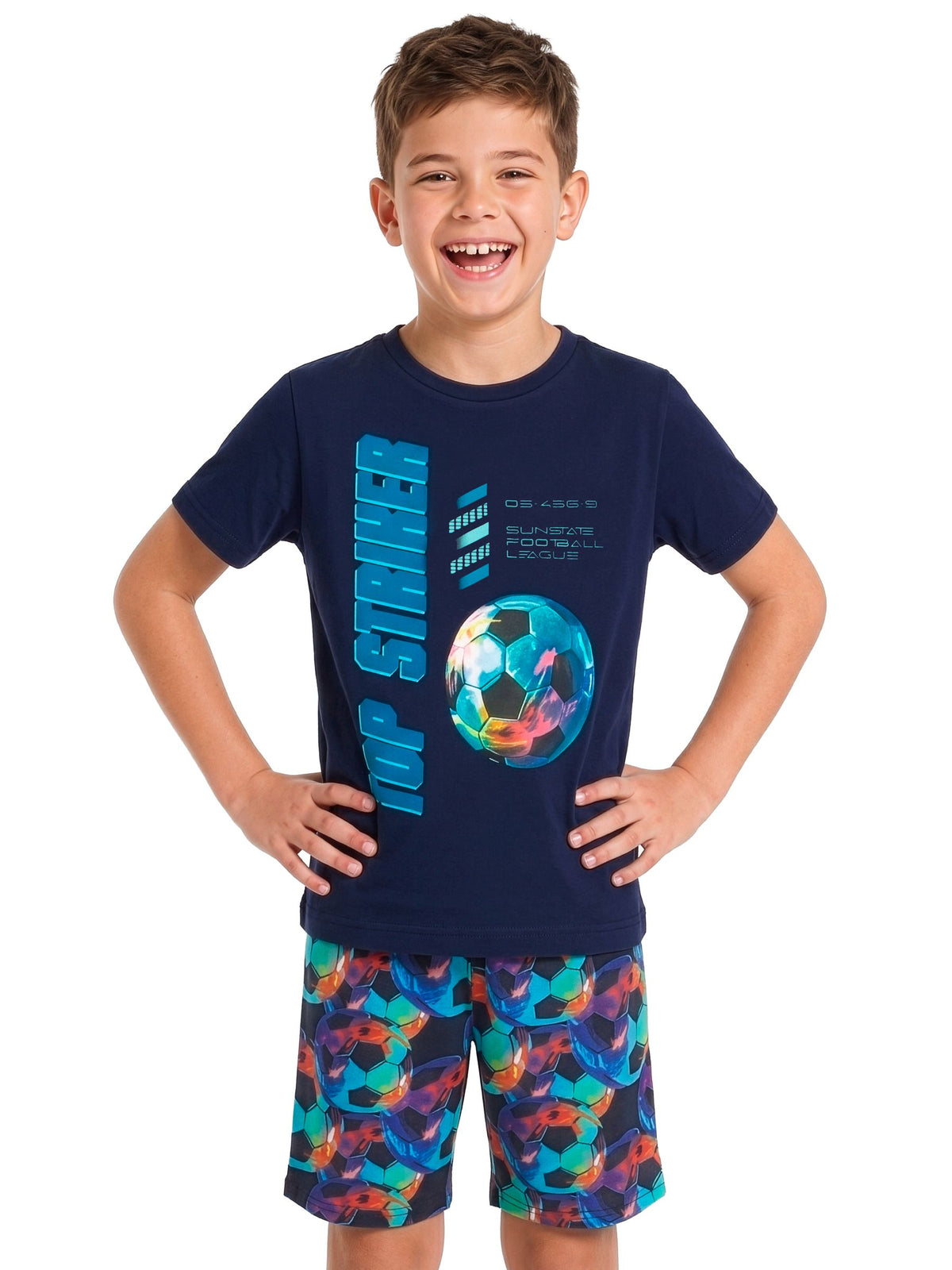 Harry Bear Blue Harry Bear Football Pyjama Set - image 3
