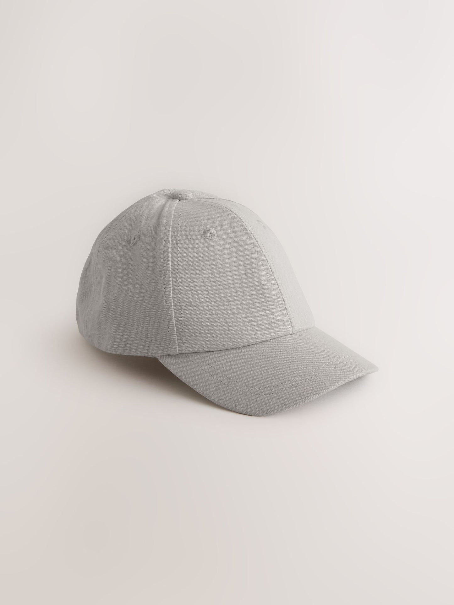 Grey/Charcoal Baseball 100% Cotton Caps 2 Pack (1-16yrs) image 2