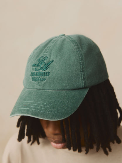 Washed Green 100% Cotton Baseball Cap Hat (3mths-16yrs) - image 3