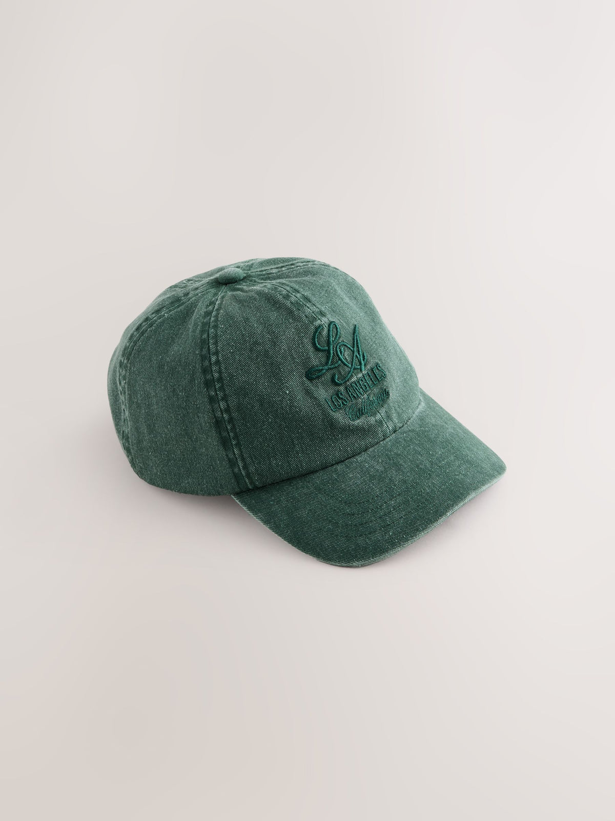Washed Green 100% Cotton Baseball Cap Hat (3mths-16yrs) - image 4