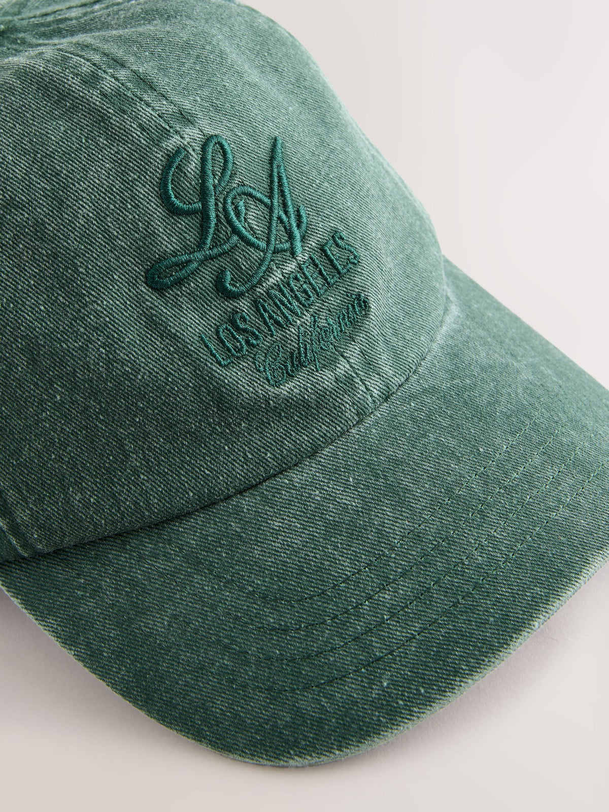 Washed Green 100% Cotton Baseball Cap Hat (3mths-16yrs) - image 5