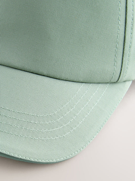 Sage Green Smart 100% Cotton Cap (1-16yrs) image 3