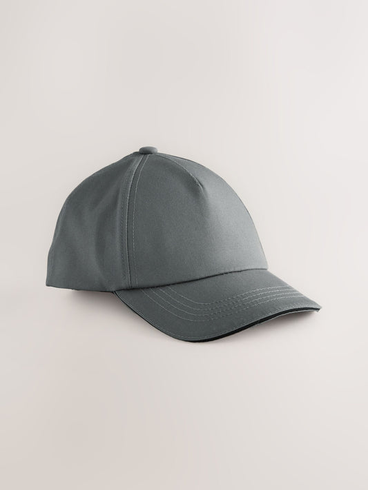 Charcoal Grey Smart 100% Cotton Cap (1-16yrs) image 1
