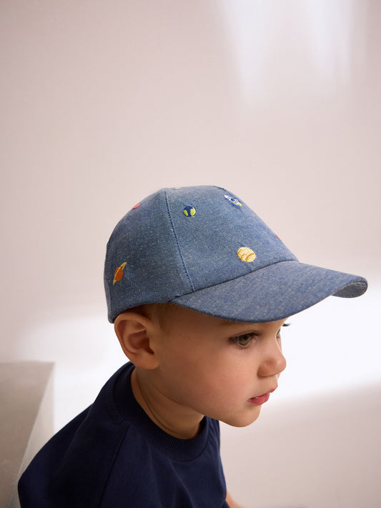 Space Baseball Cap Hat (3mths-10yrs) image 1