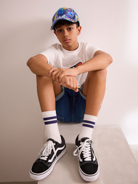 Grafitti Gamer 100% Cotton Baseball Cap Hat (1-16yrs) image 3