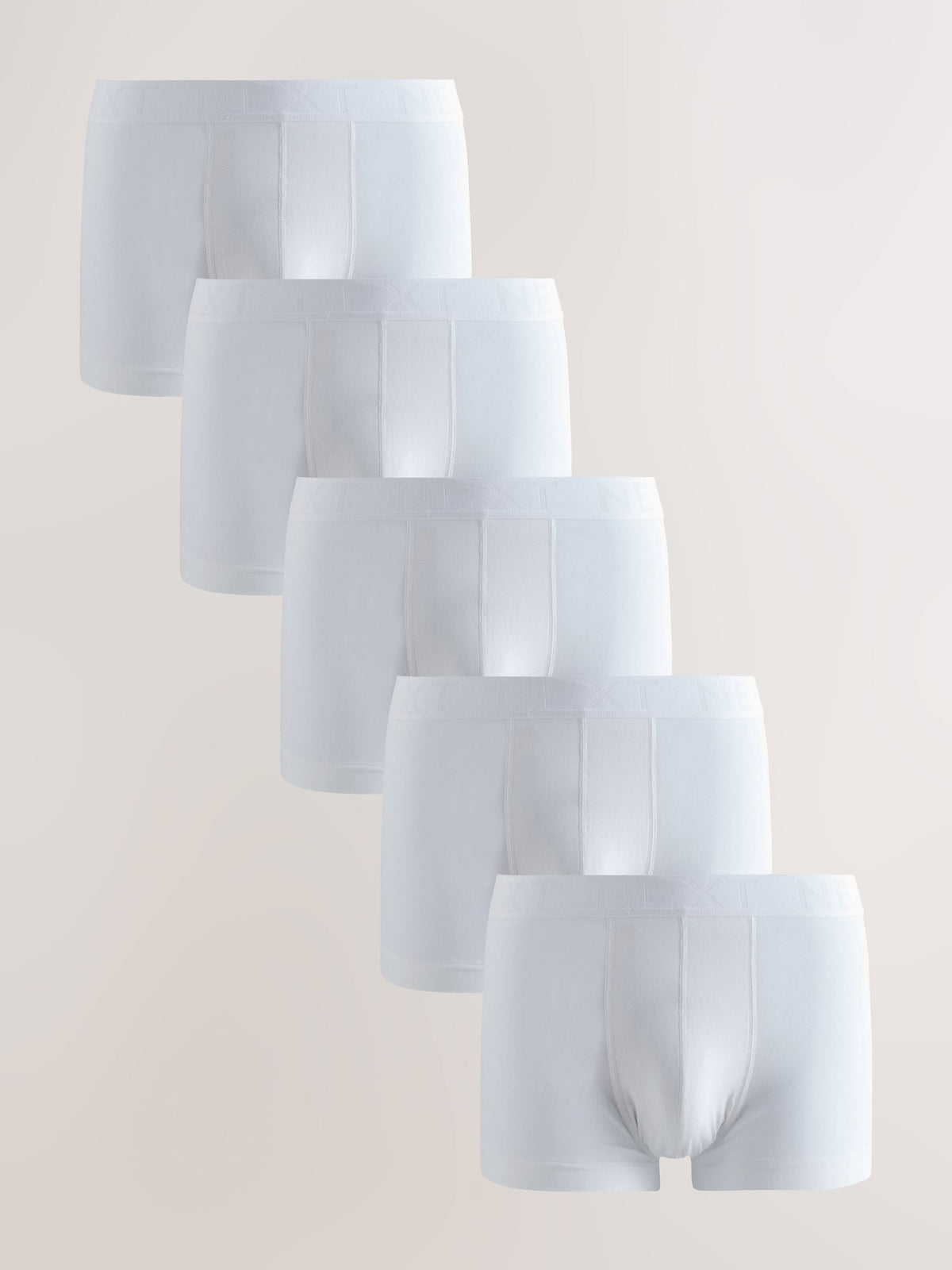 Dsiney Kidz - White Hipster Cotton Rich Boxers 5 Pack image 1