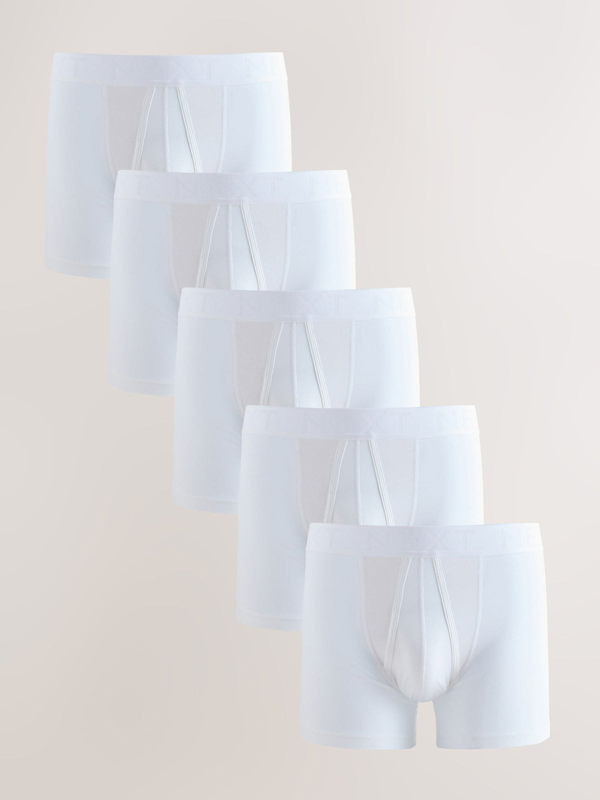 Dsiney Kidz - White 5 Pack A-Front Cotton Rich Boxers image 1