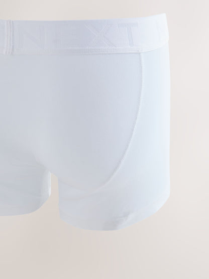 Dsiney Kidz - White 5 Pack A-Front Cotton Rich Boxers image 3