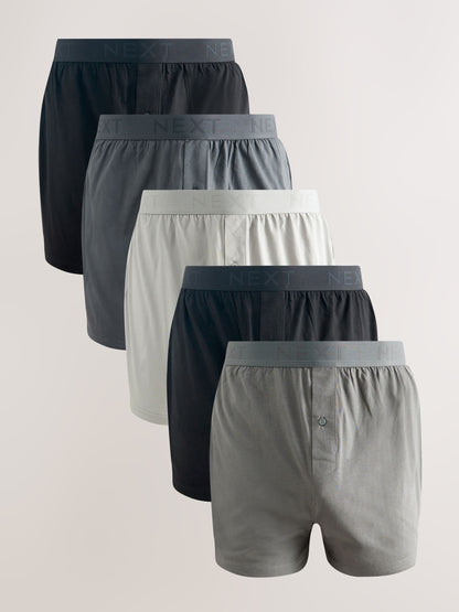 Dsiney Kidz - Grey 5 Pack Loose Cotton Rich Boxers image 1