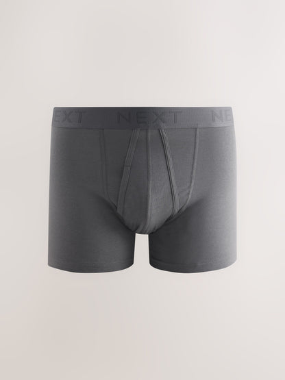 Dsiney Kidz - Black/Grey 5 Pack A Front Cotton Rich Boxers image 6