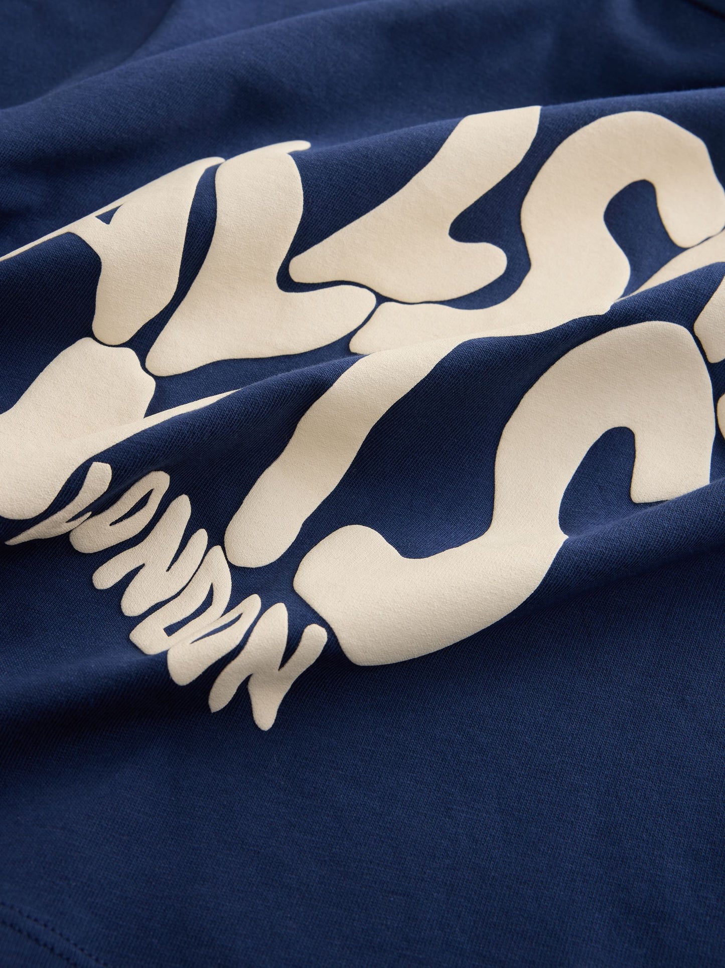 Dsiney Kidz - smALLSAINTS Navy Oversized Orlando Logo Crew Neck T-Shirt image 3