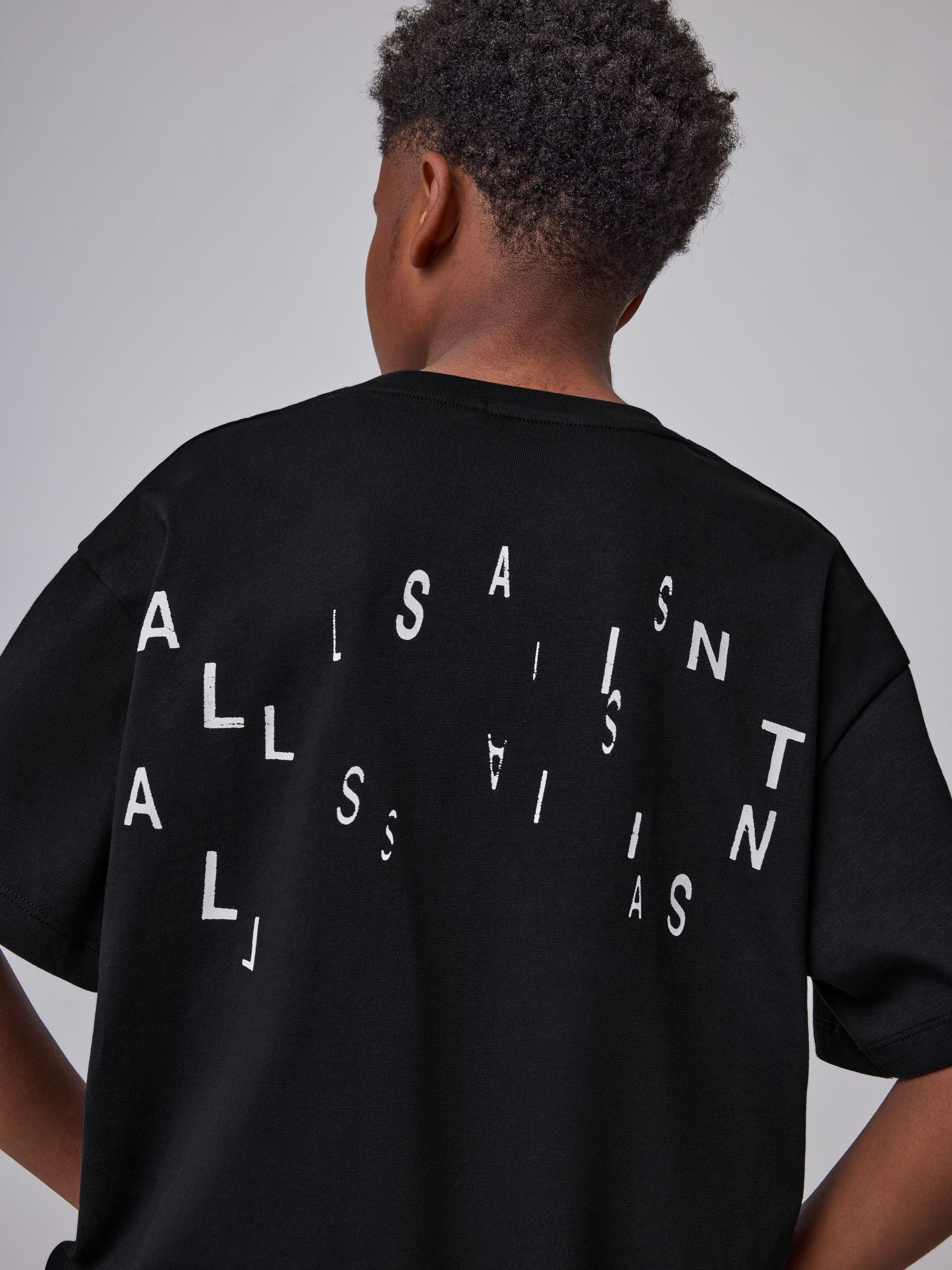 Dsiney Kidz - smALLSAINTS Black Shadow Print T-Shirt image 1