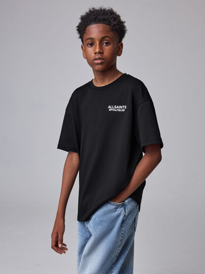 Dsiney Kidz - smALLSAINTS Black Shadow Print T-Shirt image 2