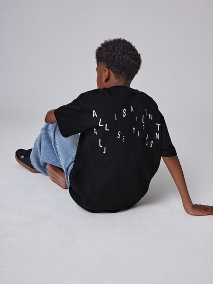 Dsiney Kidz - smALLSAINTS Black Shadow Print T-Shirt image 5