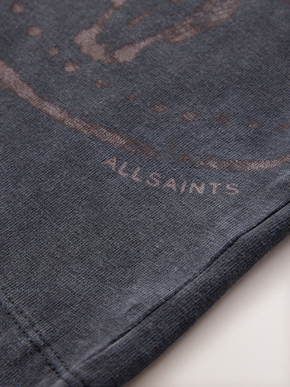 smALLSAINTS Washed Black Stamp Oversized Crew Neck T-Shirt - image 9