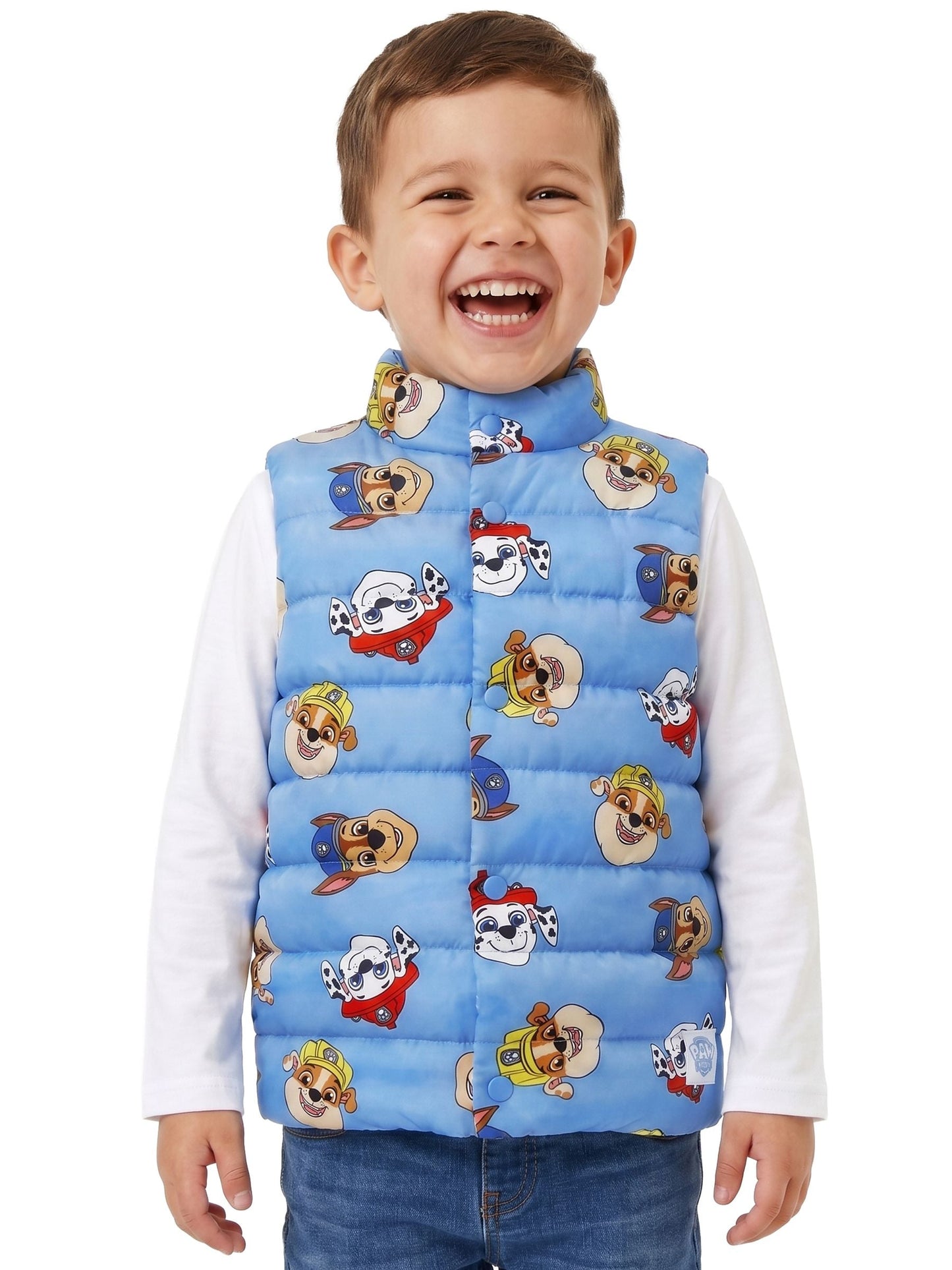 Dsiney Kidz - Character Blue PAW Patrol Chase, Marshall And Rubble Gilet image 1