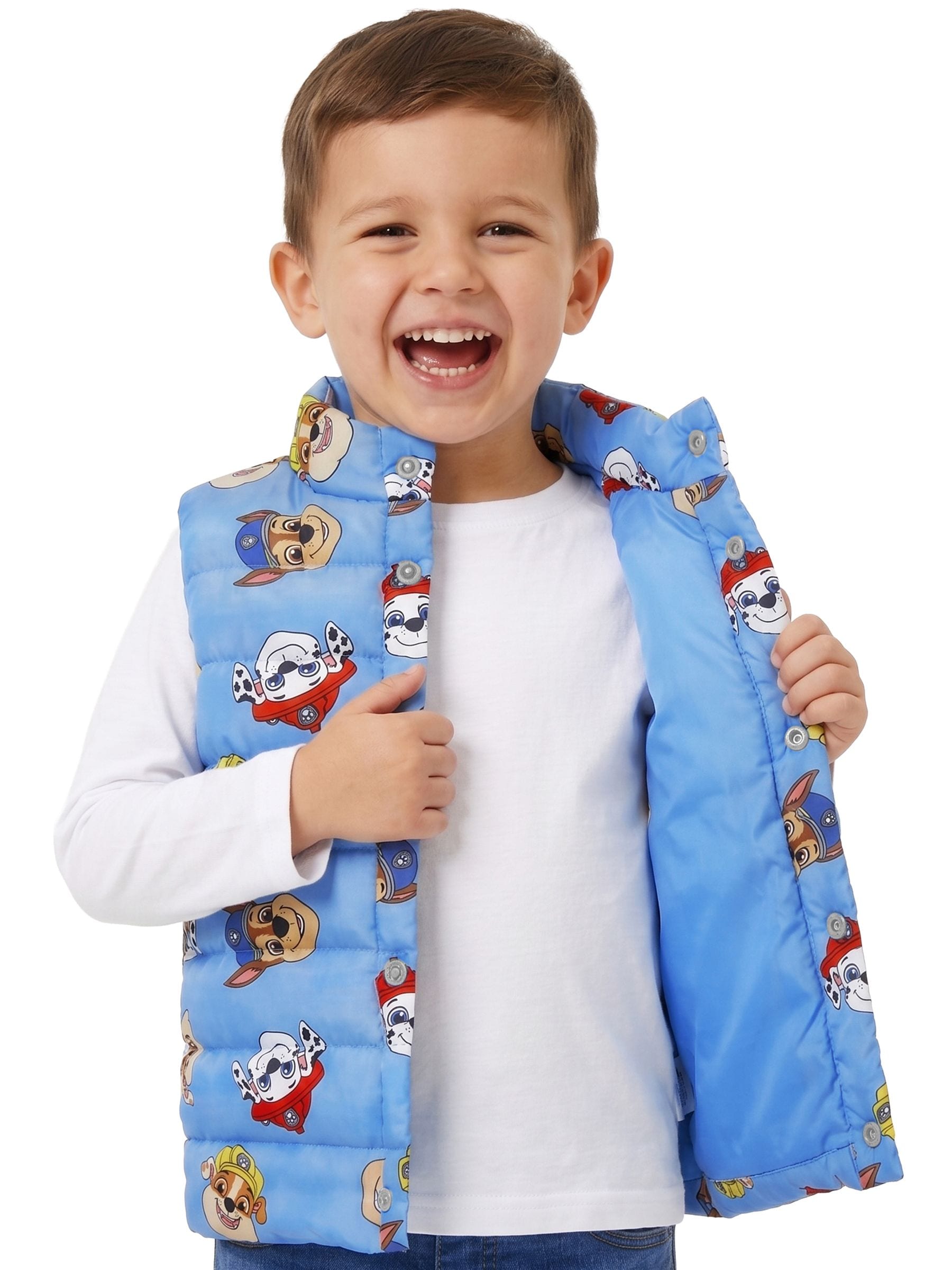 Dsiney Kidz - Character Blue PAW Patrol Chase, Marshall And Rubble Gilet image 2