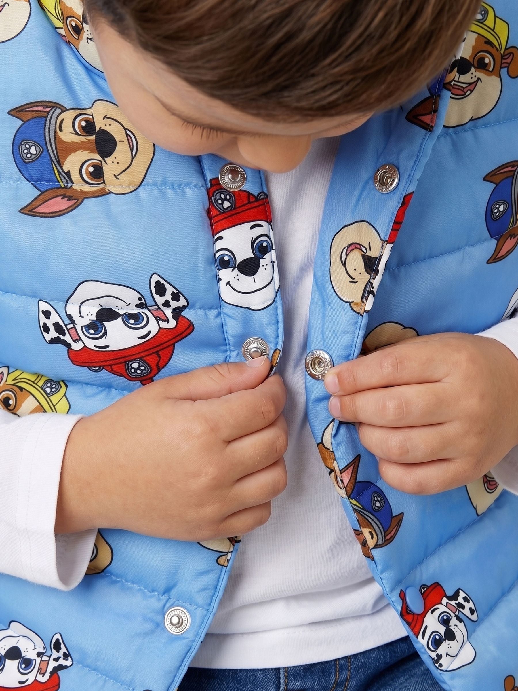 Dsiney Kidz - Character Blue PAW Patrol Chase, Marshall And Rubble Gilet image 5