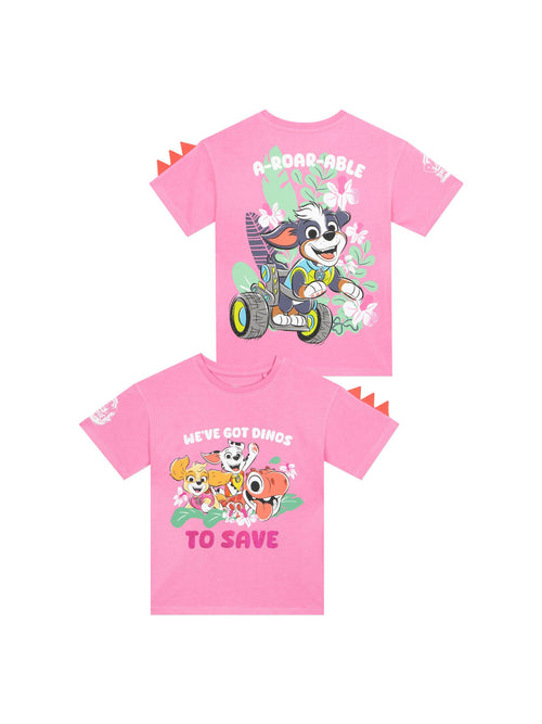 Dsiney Kidz - Character Pink Paw Patrol Dinosaur T-Shirt image 1