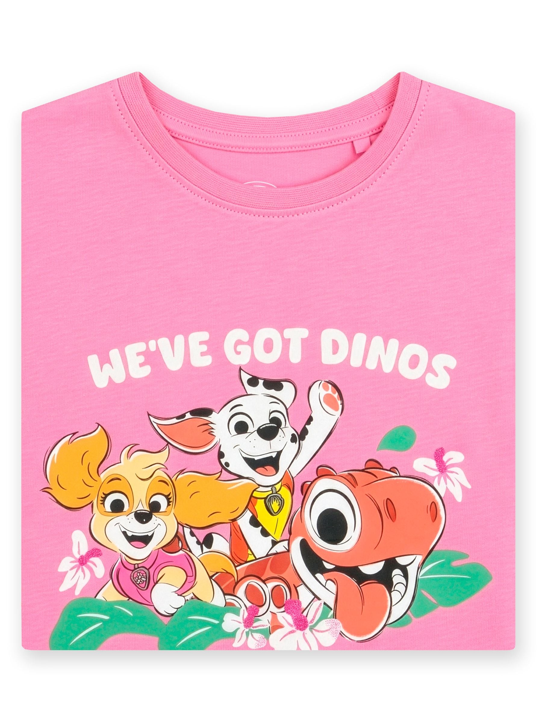 Dsiney Kidz - Character Pink Paw Patrol Dinosaur T-Shirt image 6