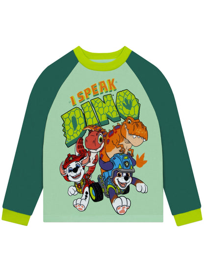 Dsiney Kidz - Character Green PAW Patrol Dinosaur Long Sleeve Pyjama Set image 2