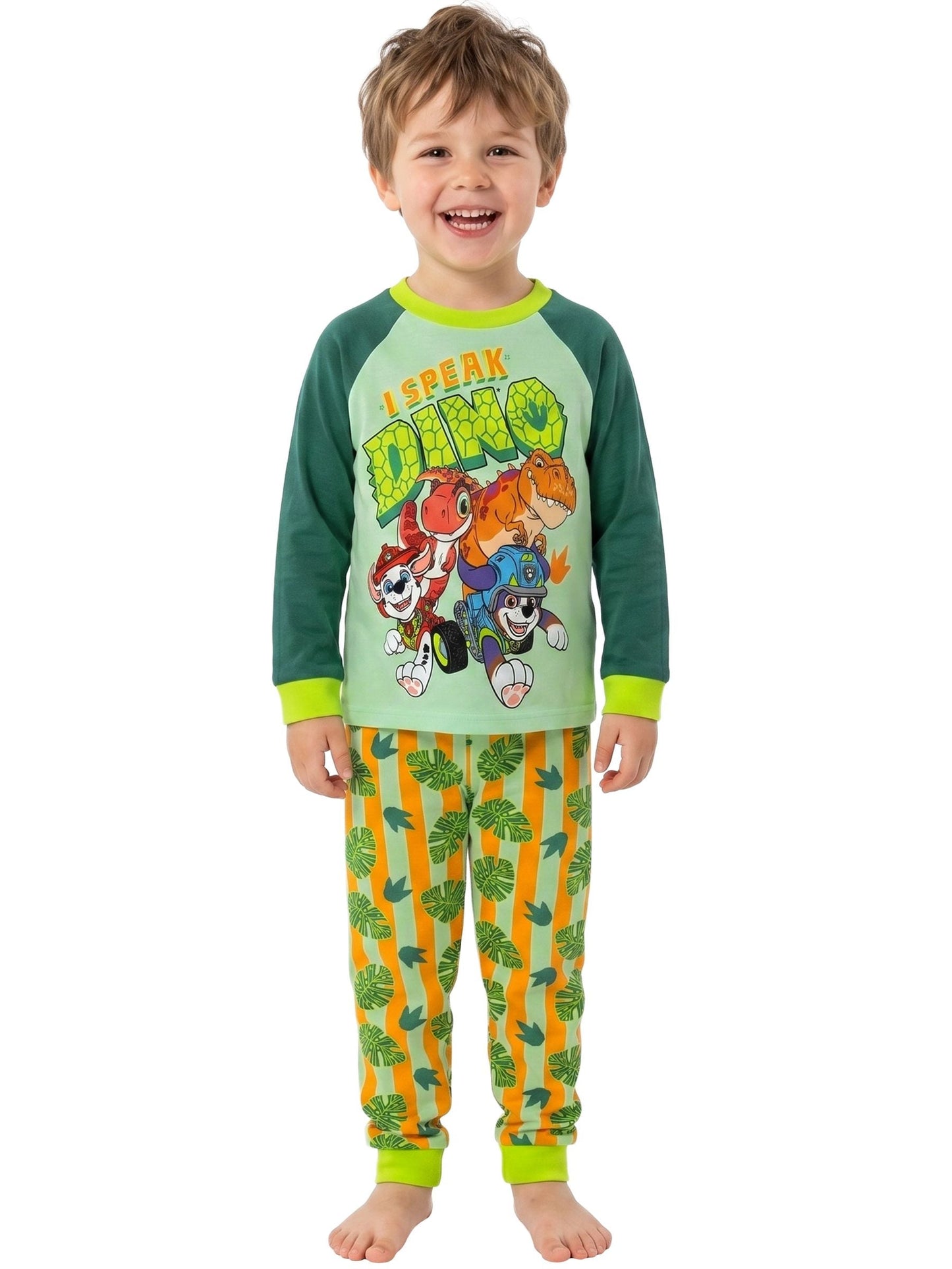 Dsiney Kidz - Character Green PAW Patrol Dinosaur Long Sleeve Pyjama Set image 7