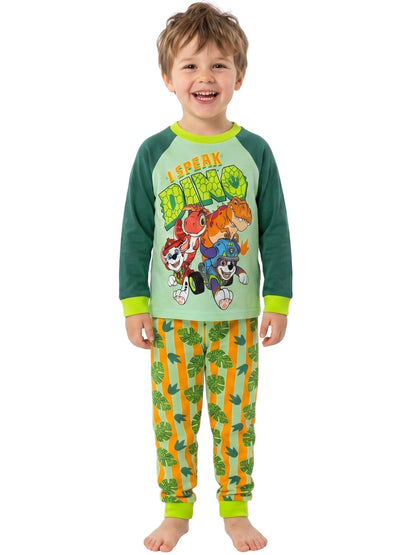 Dsiney Kidz - Character Green PAW Patrol Dinosaur Long Sleeve Pyjama Set image 7
