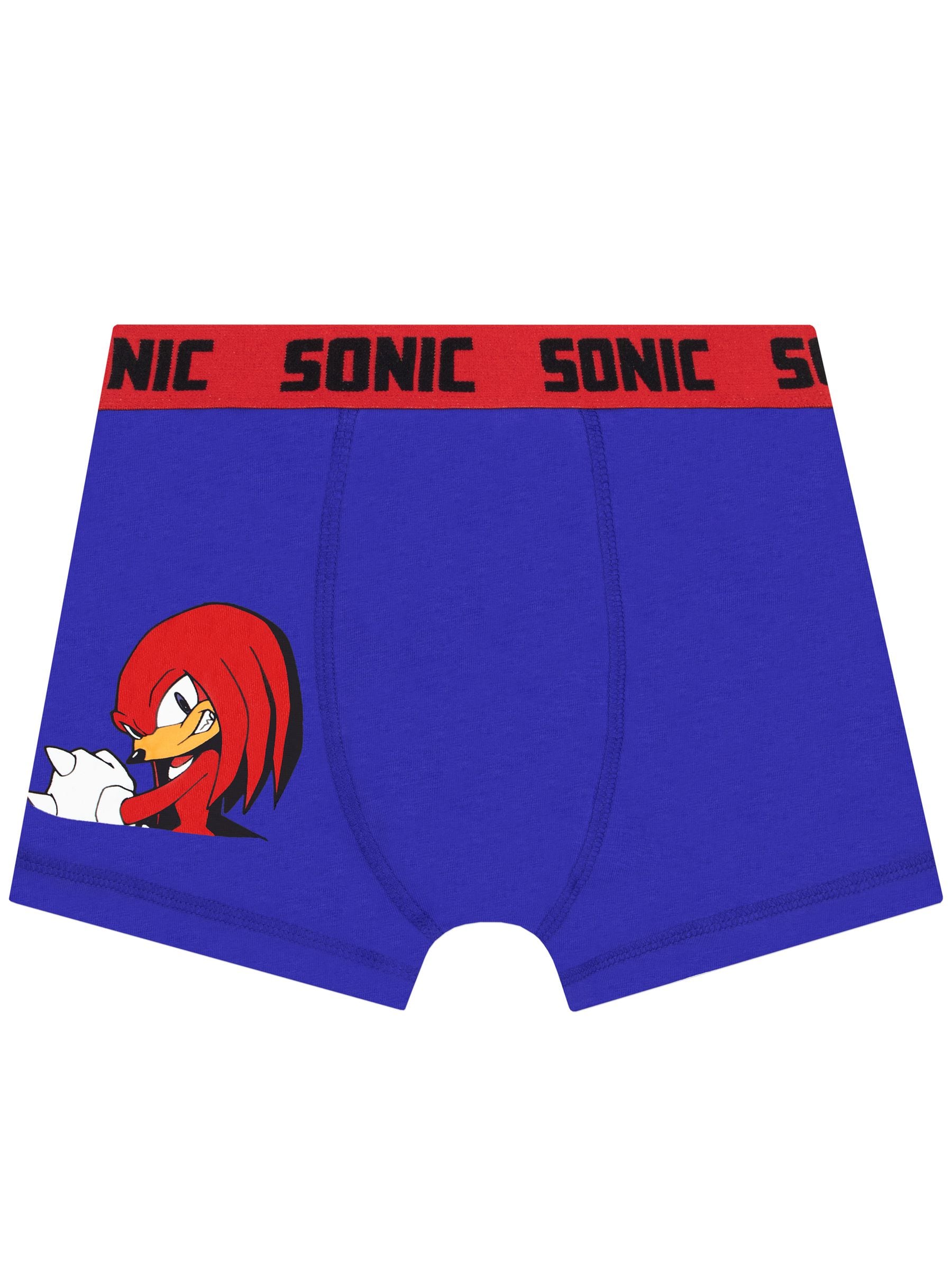 Dsiney Kidz - Character Black Sonic Shadow And Knuckles Underwear 3 Pack image 4